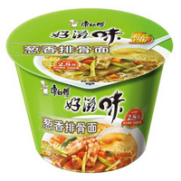 康师傅好滋味葱香排骨桶面